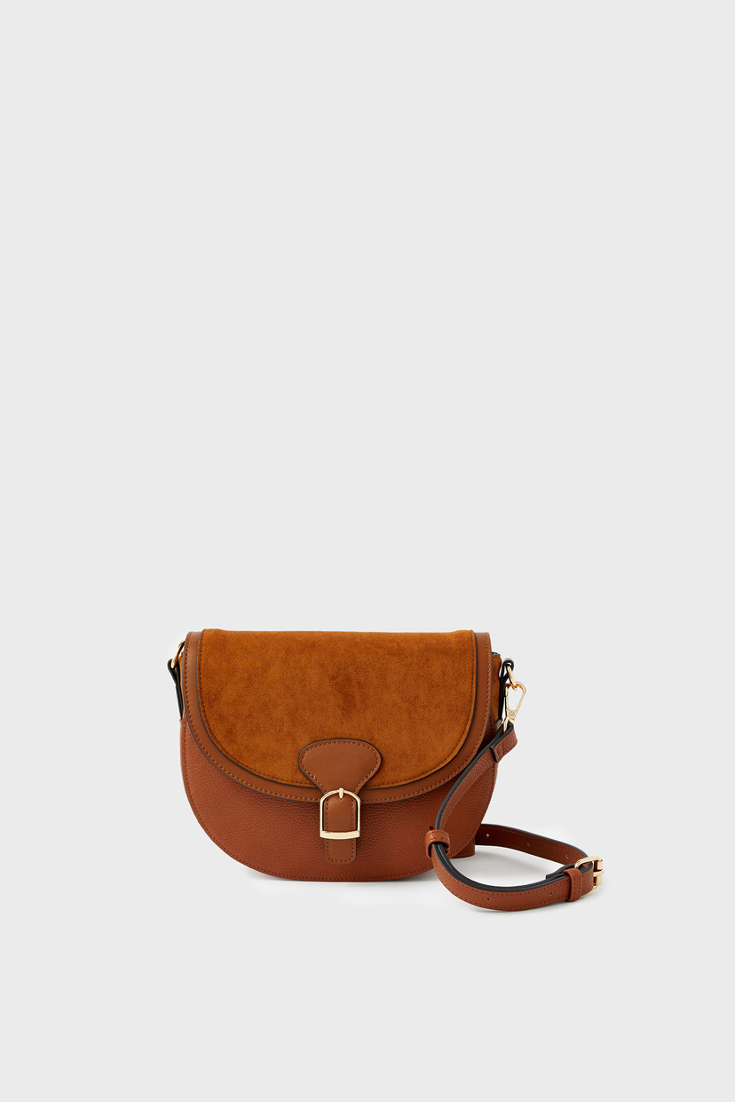 

Женская коричневая сумка Nicola Saddle X Body Accessorize OS 290021