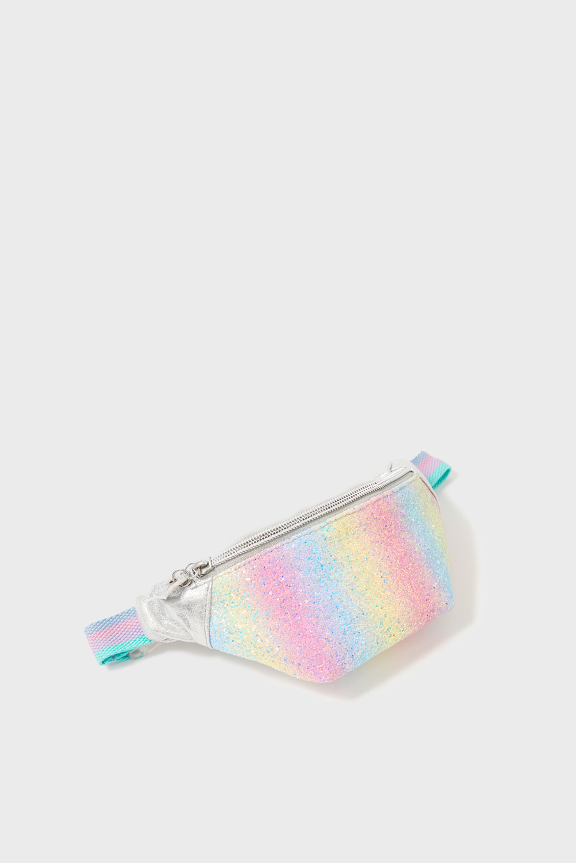 

Детская серебристая поясная сумка GLITTER OMBRE BELT B Accessorize OS 283011