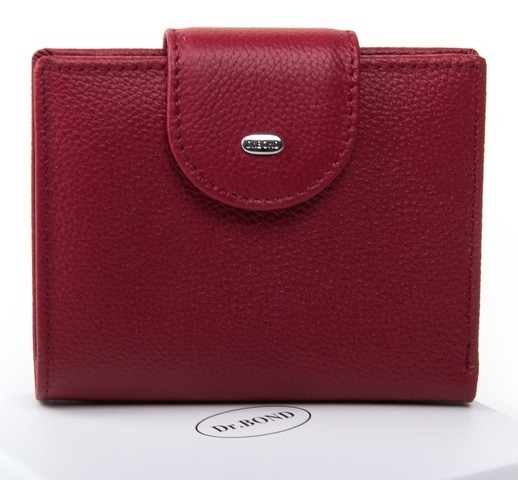 

Женский кожаный кошелек Dr. Bond WN-106 bordeaux-red