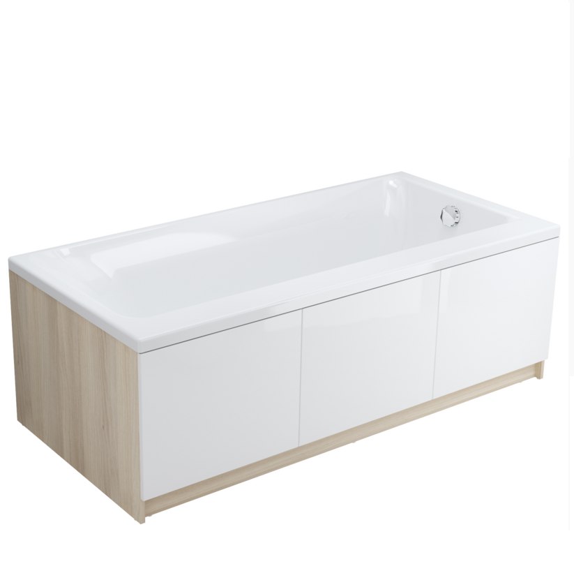 

Ванна акриловая CERSANIT SMART 170х80 L + ножки Тип1
