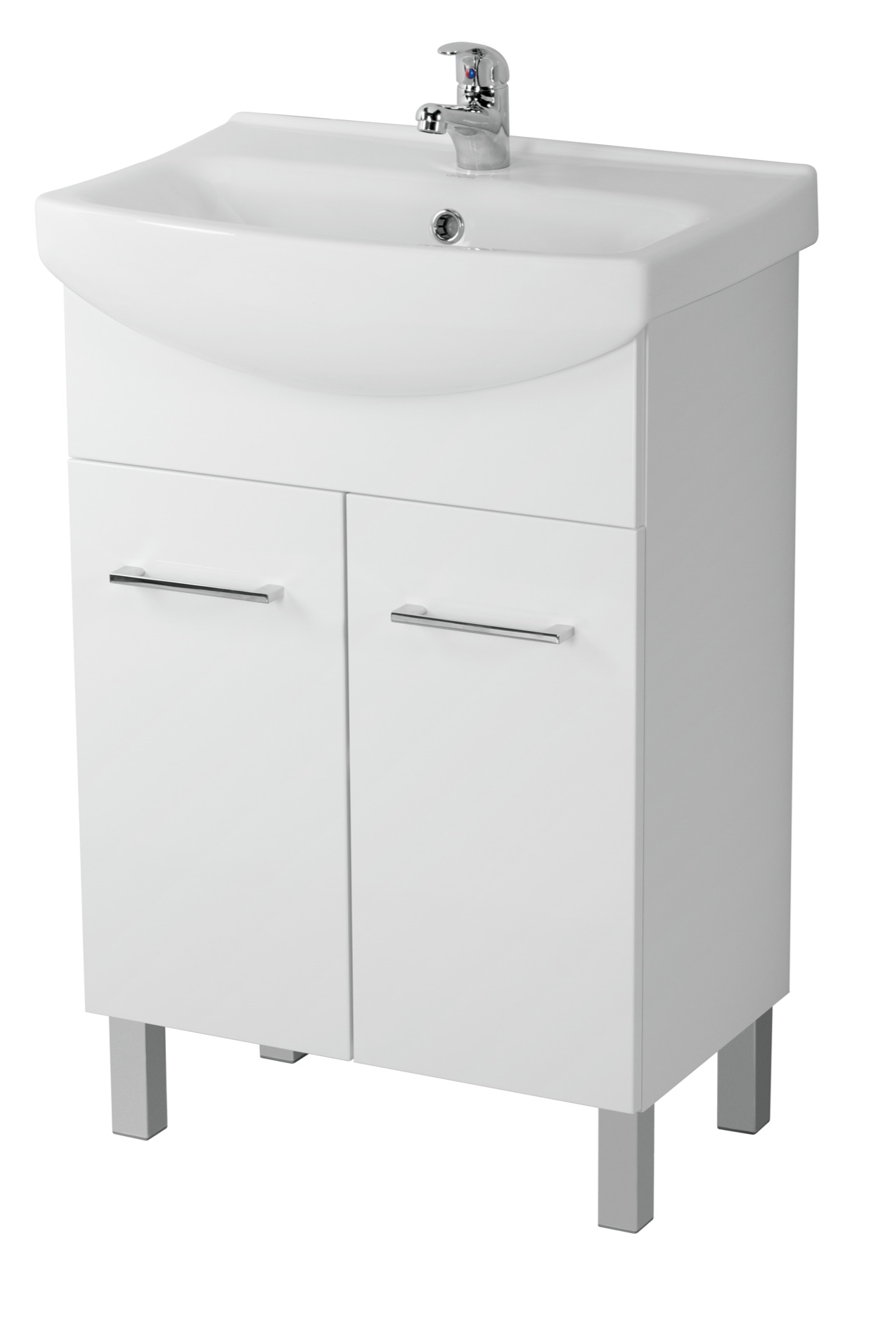 

Шкафчик CERSANIT OLIVIA + раковина CERSANIA NEW 55 белый