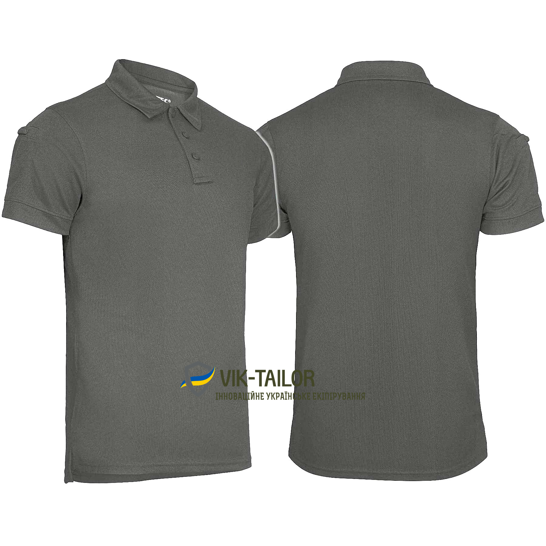 

Футболка поло термоактивная TACT. SHORT SLEEVE POLO SHIRT QUICKDRY Темно-серая S