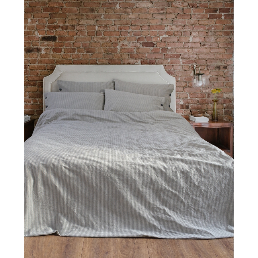 

Постельное белье Washed cotton Shint Barine Евро Серый 000165566