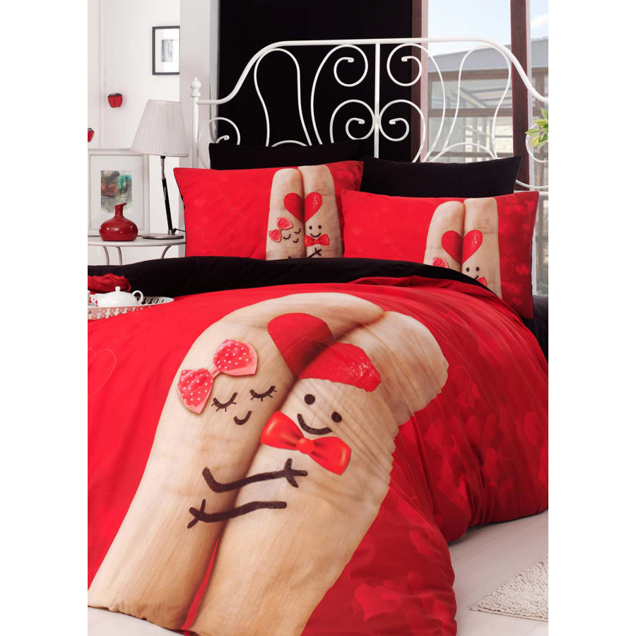 

Постельное белье Charlot Home Евро Красный 000165458