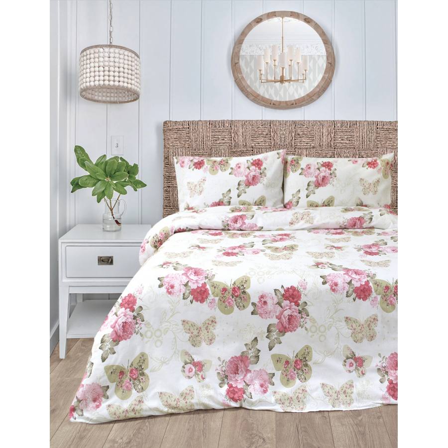 

Постельное белье Diana Iris Home Полуторный Розовый 000165375