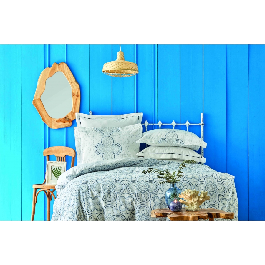 

Постельное белье Karaca Home Евро Голубой 000165280
