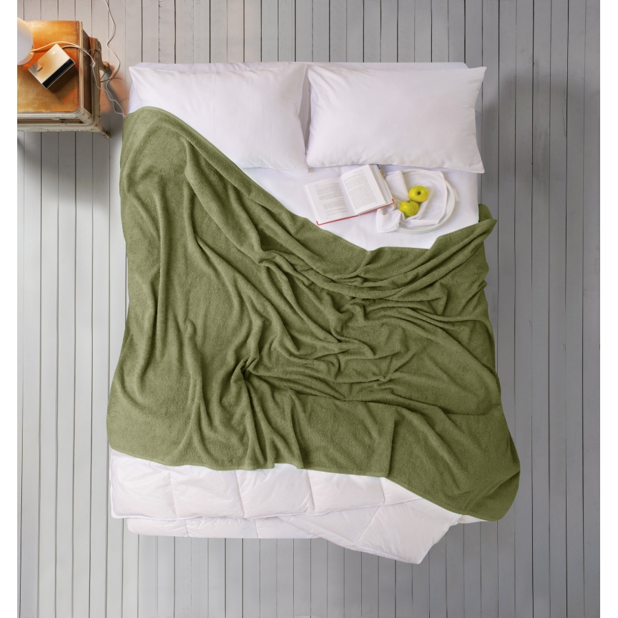 

Простынь махровая Iris Home 190х220 см Зеленый 000164579