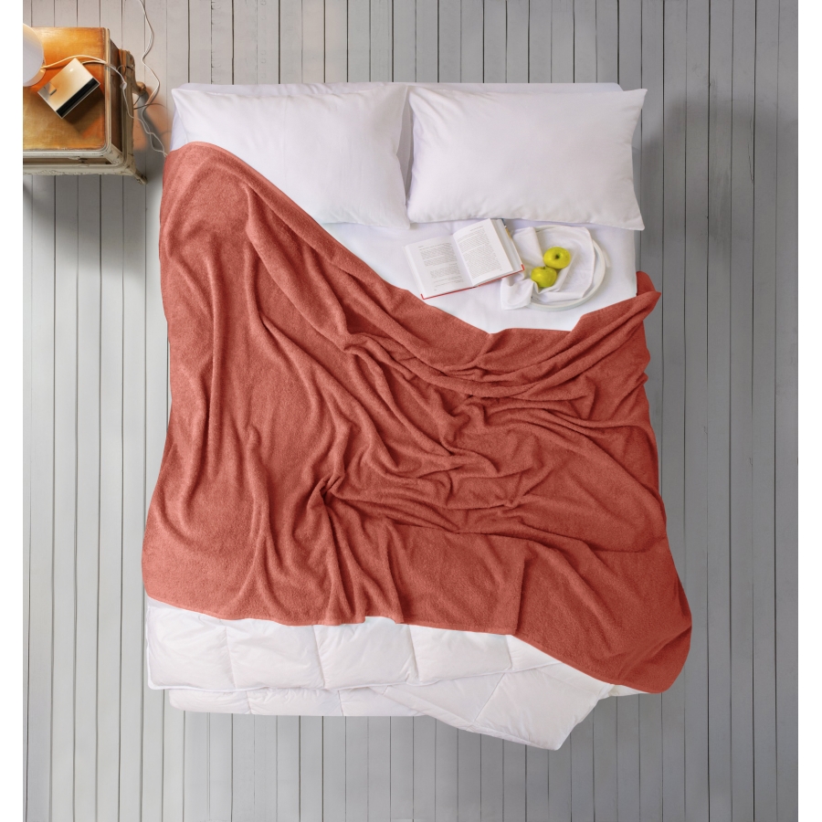 

Простынь махровая Iris Home 155х220 см Красный 000164571