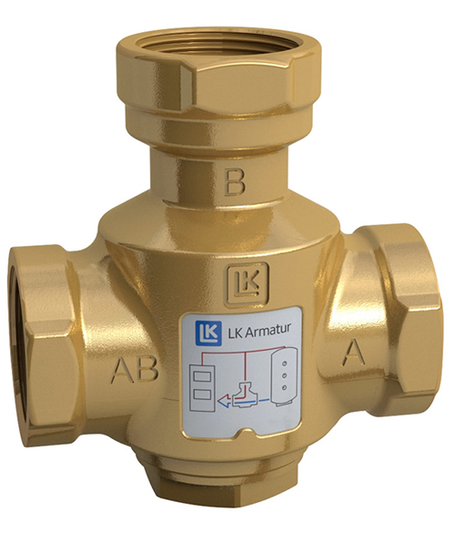 

Термический 3-ходовой клапан LK 823 Thermovar 1 1/4" ВВВ 60°
