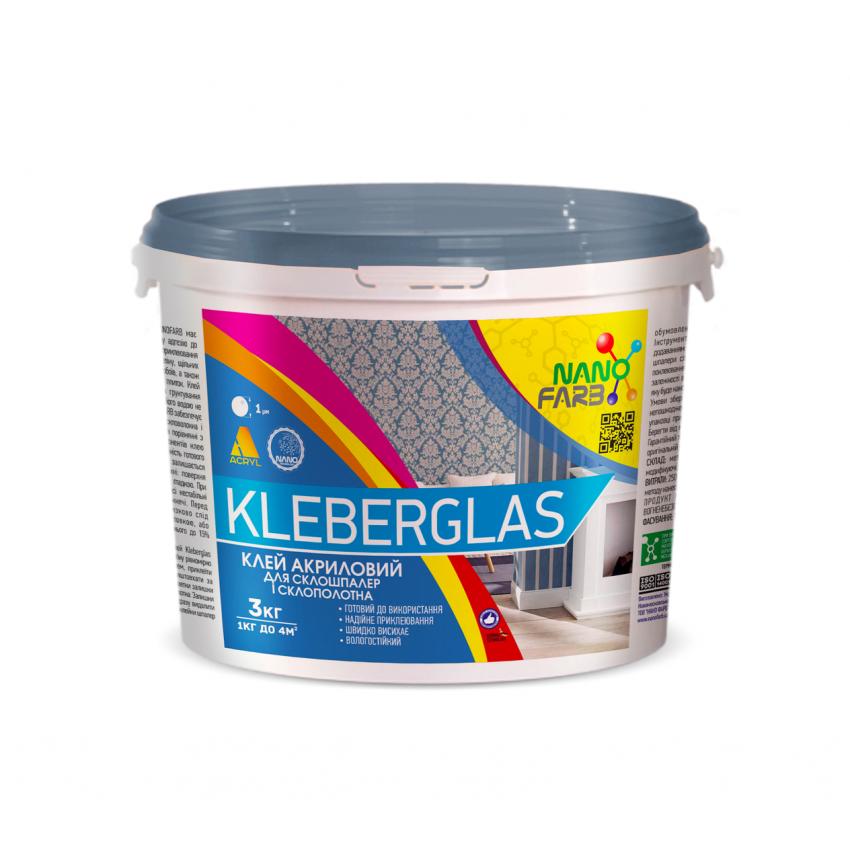 

Клей для стеклообоев и стеклохолста Kleberglas Nano farb 3.0 кг (kgl3)