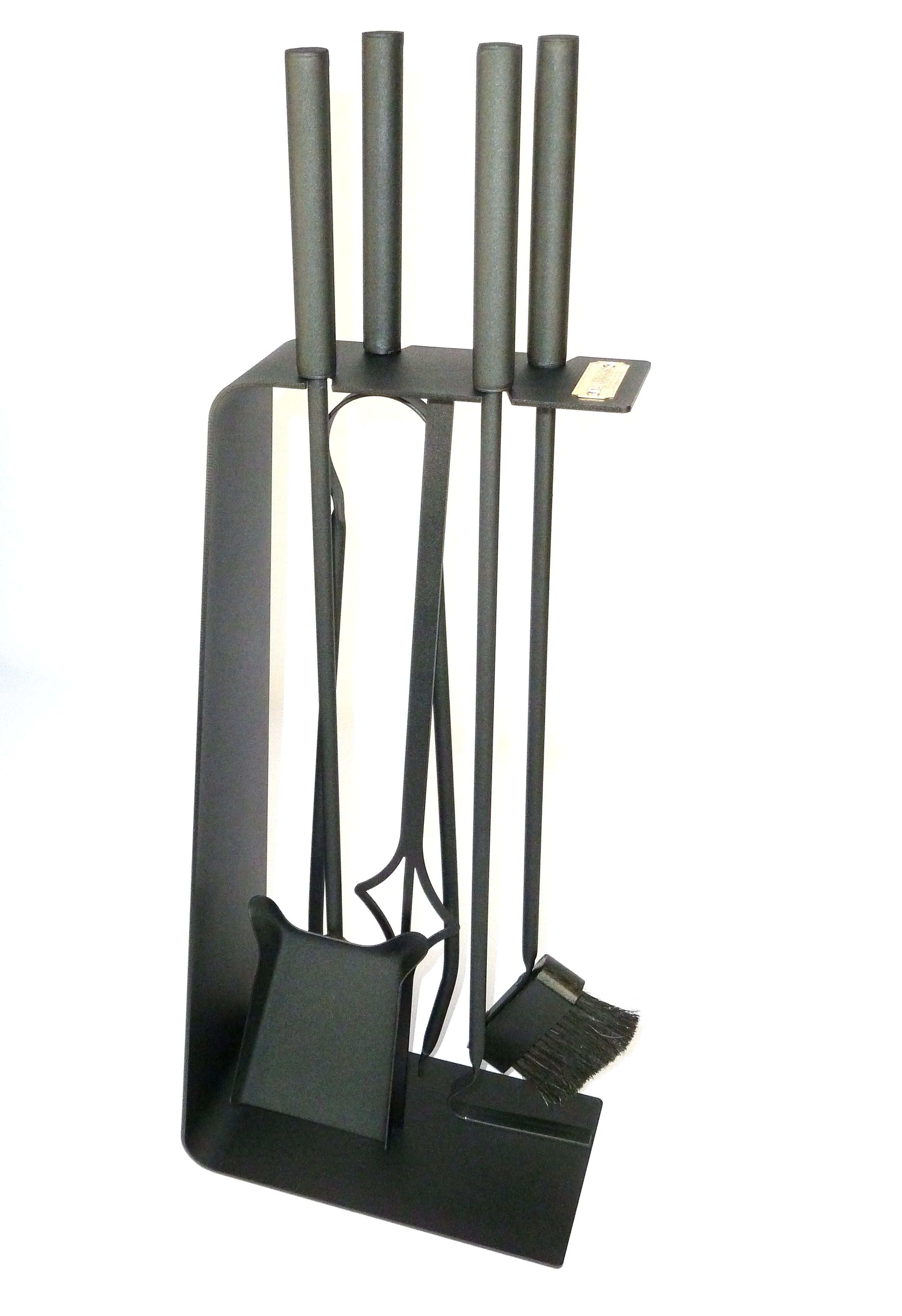 

Каминный набор металлический кованый Ferrum Feniks Black, 29х20х70см.