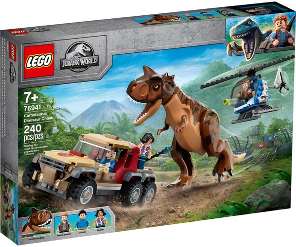 

Конструктор LEGO Jurassic World Преследование динозавра карнотавра (76941)