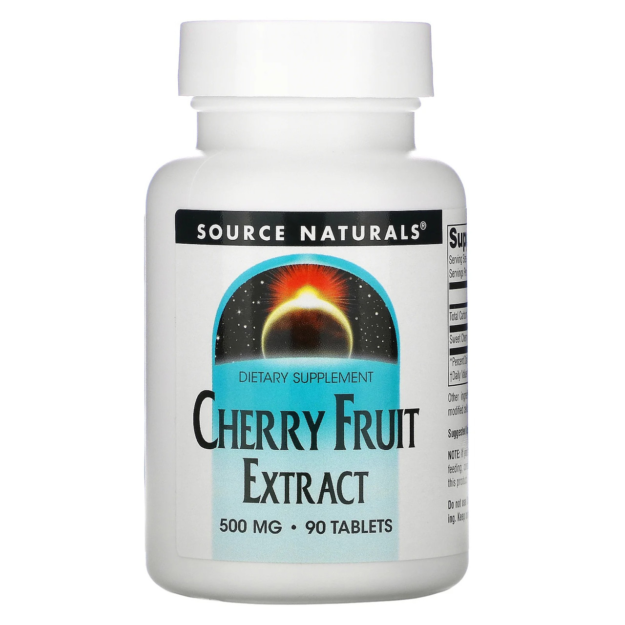 

Экстракт плодов вишни Source Naturals Cherry Fruit Extract 500 мг для понижения мочевой кислоты 90 таблеток