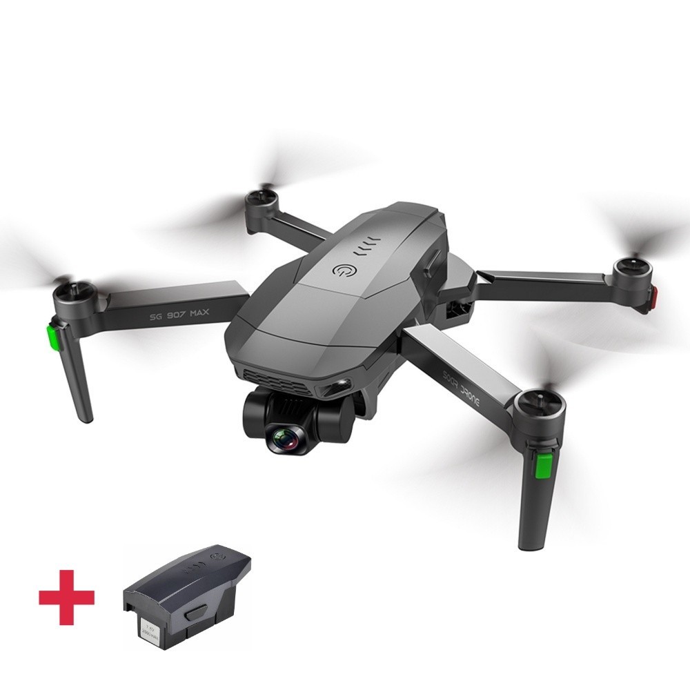 

Квадрокоптер ZLRC SG907MAX, комплект с 2 аккумуляторами, БК моторы, GPS, дрон с FPV камерой 4K, 3-х осевой подвес