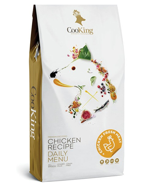 

Сухий корм CooKing Dog Adult Chicken 12 кг для дорослих собак всіх порід з свіжим м’ясом курки