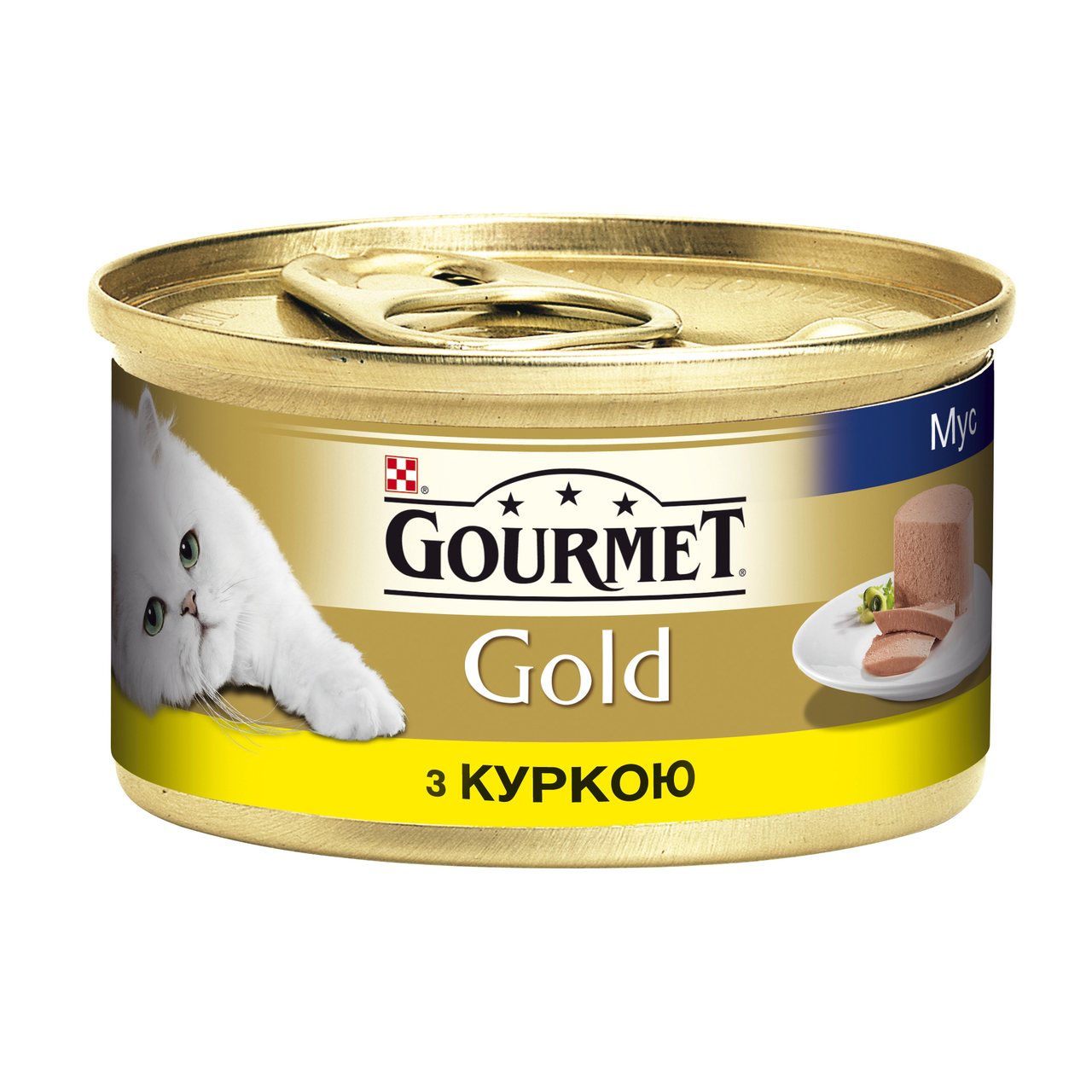 

Влажный корм для кошек Gourmet Gold Pate Chicken 85 г x 12 шт (курица)