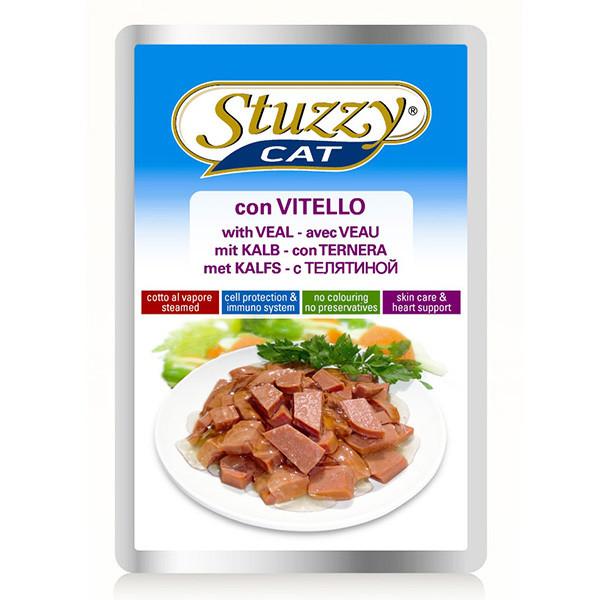 

Stuzzy Cat Veal ШТУЗИ КЕТ ТЕЛЯТИНА в соусе корм для кошек пауч 100 г х 20