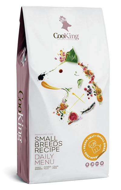 

Сухий корм CooKing Small Breeds Recipe 2 кг для дорослих собак дрібних порід з свіжим м’ясом