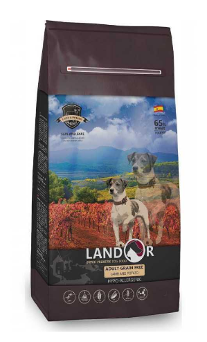 

Сухий корм Landor (Ландор) ADULT GRAIN FREE LAMB & POTATO 3 кг корм для дорослих собак всіх порід ягня батат