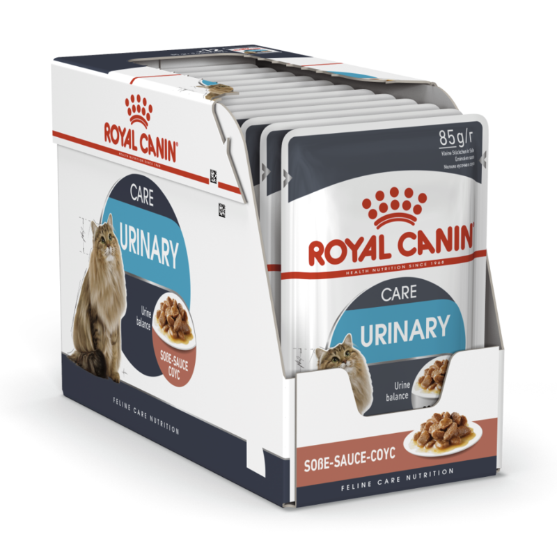 

Royal Canin Urinary Care Sauce 85 гр упаковка 12 шт влажный лечебный корм (Роял Канин) для кошек