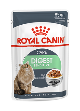 

Royal Canin Digest Sensitive 85 гр упаковка 12 шт влажный корм (Роял Канин) для взрослых кошек в соусе