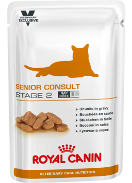 

Royal Canin Senior Consult Stage 2 Feline 85 гр упаковка 12 шт лечебный влажный корм (Роял Канин)