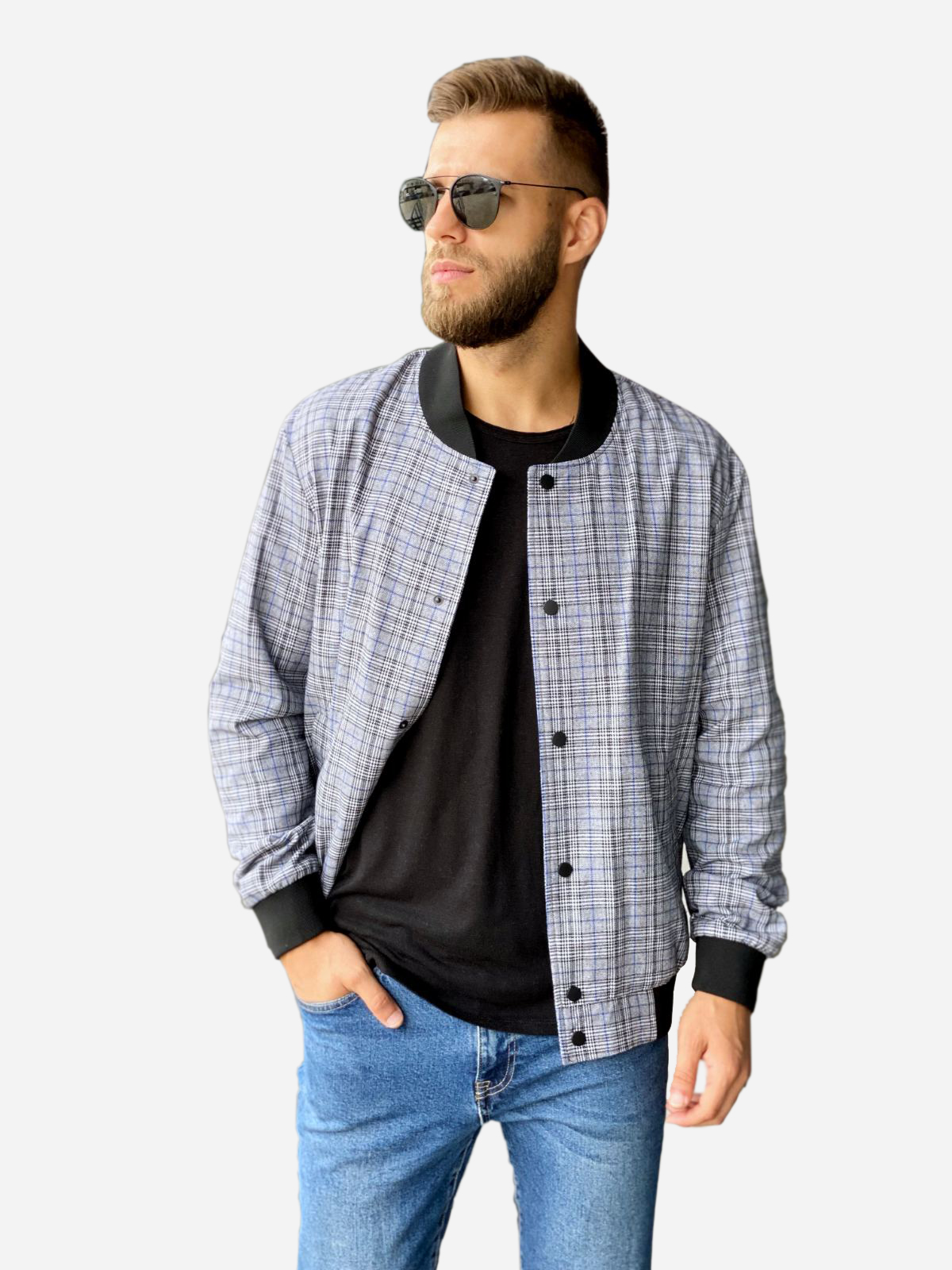 

Бомбер Riccardo GENT  Серый, Бомбер Riccardo GENT 50 Серый