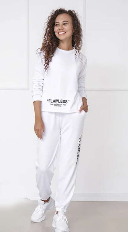 

Женский спортивный костюм из трикотажа GF7960 р46/ белый, Женский спортивный костюм из трикотажа GF7960 р46/48 белый