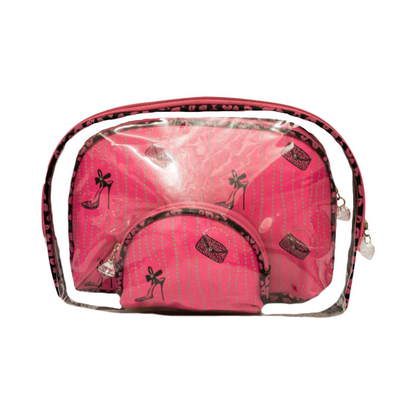 

Набор женских косметичек Fantasy Accessories FA1003G.277-KR розовый