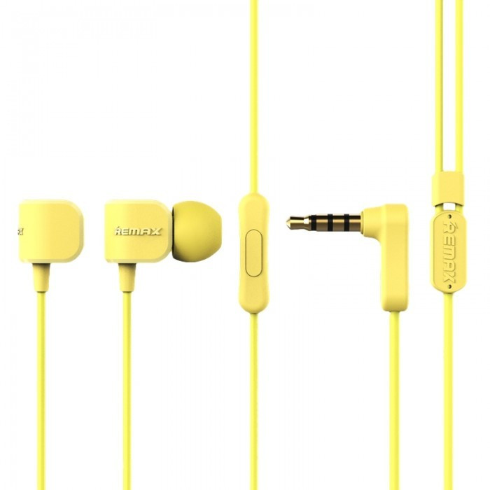 

Наушники Remax RM-502 Earphone Желтый