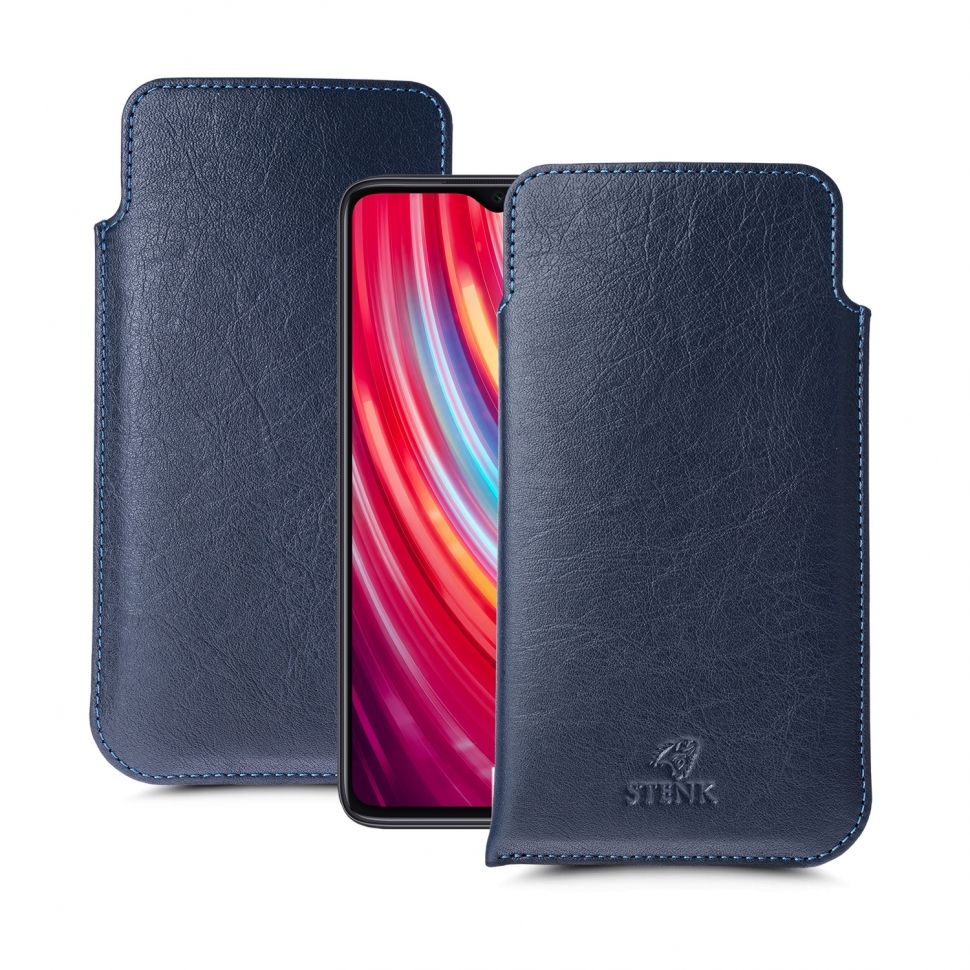 

Футляр Stenk Elegance для Xiaomi Redmi Note 8 Pro Синий