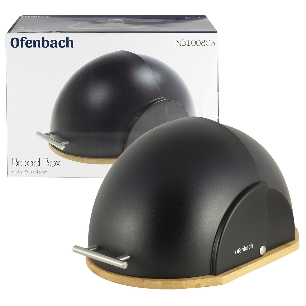 

Хлебница Ofenbach Черный 38.5х26.5х20см из бамбук/пластик KM-100803