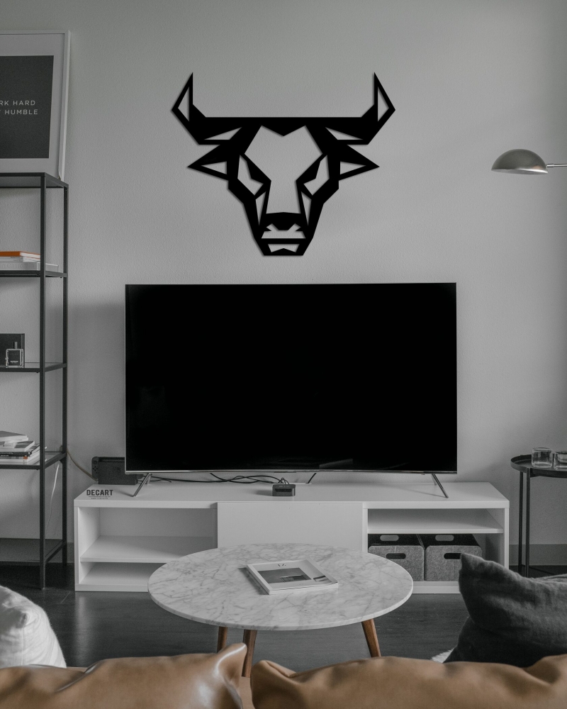 

Деревянная картина - панно Животные Bull Gaurus 121x100