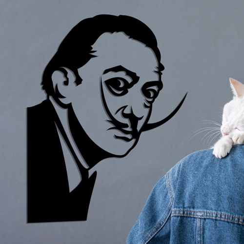 

Деревянная картина - панно Герои кино и мультфильмов Salvador Dali 65х91