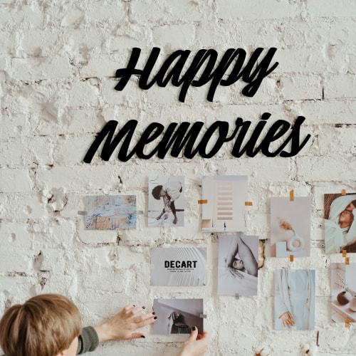 

Деревянная картина - панно Для дома Happy Memories 90х45 см