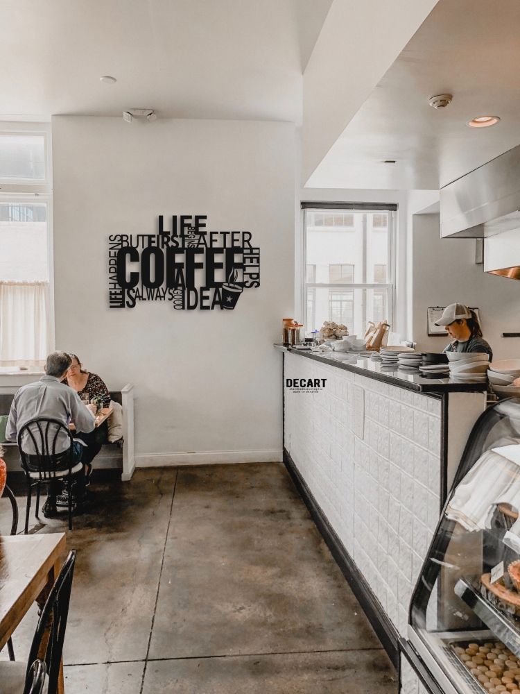 

Деревянная картина - панно Надписи Coffee Good 60х96 см
