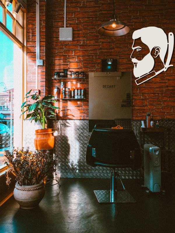 

Деревянная картина - панно Для салонов красоты Barber Ideal 110х81 см
