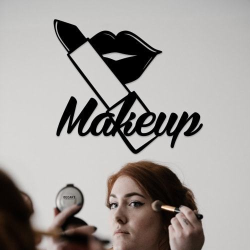 

Деревянная картина - панно Для салонов красоты Makeup 110х99 см