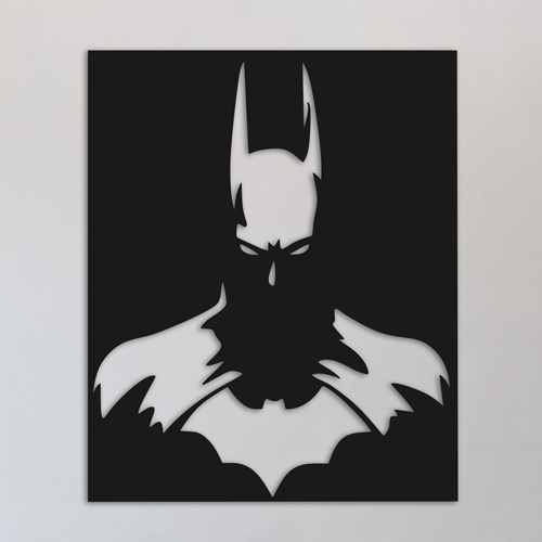 

Деревянная картина - панно Герои кино и мультфильмов Batman 90х110 см