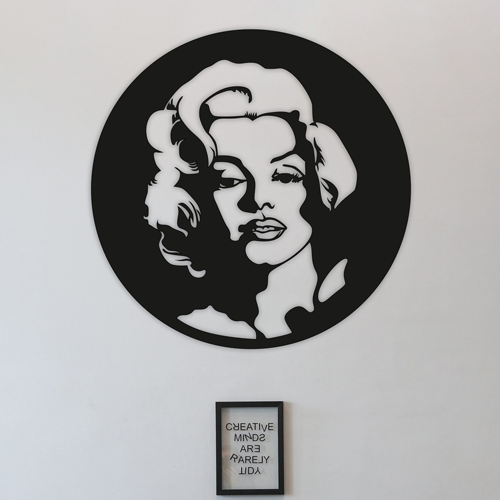 

Деревянная картина - панно Герои кино и мультфильмов Monroe 50х50 см