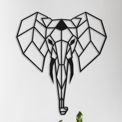 

Деревянная картина - панно Животные Elephant 90х75 см