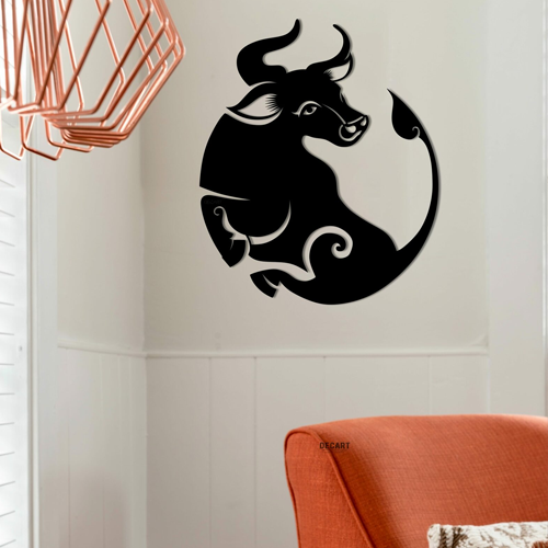 

Деревянная картина - панно Животные Bull Banteng 90x75