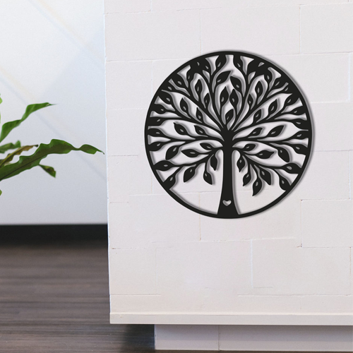

Деревянная картина - панно Природа Round Tree 70х70 см