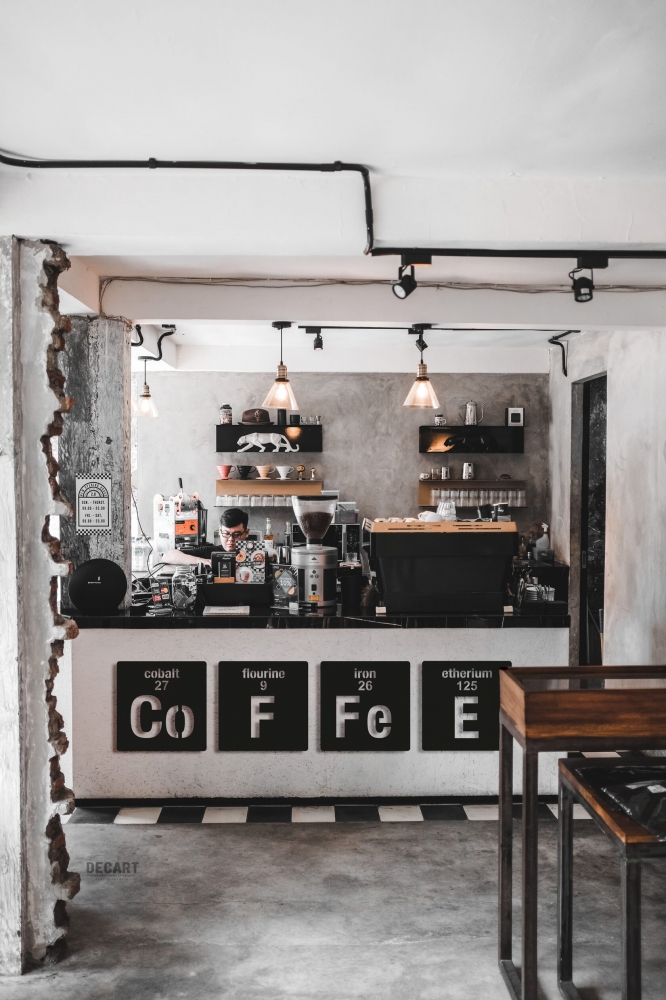 

Деревянная картина - панно Химические элементы SCIENCE COFFEE square 70x70 см