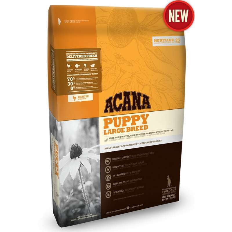 

Корм для собак Acana Puppy Large Breed с мясом цыплят для щенков крупных пород 17 кг a50117
