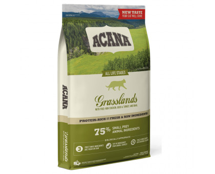 

Сухой корм Acana Grasslands Cat для кошек всех пород, 4,5 кг a71472