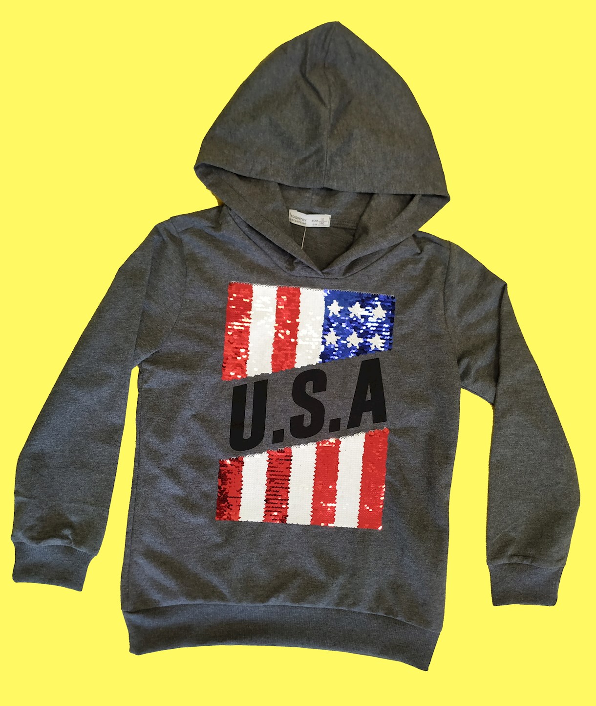 

Худи-свитшот USA с пайетками-перевертышами TOONTOY Рост: 104 Размер: 30