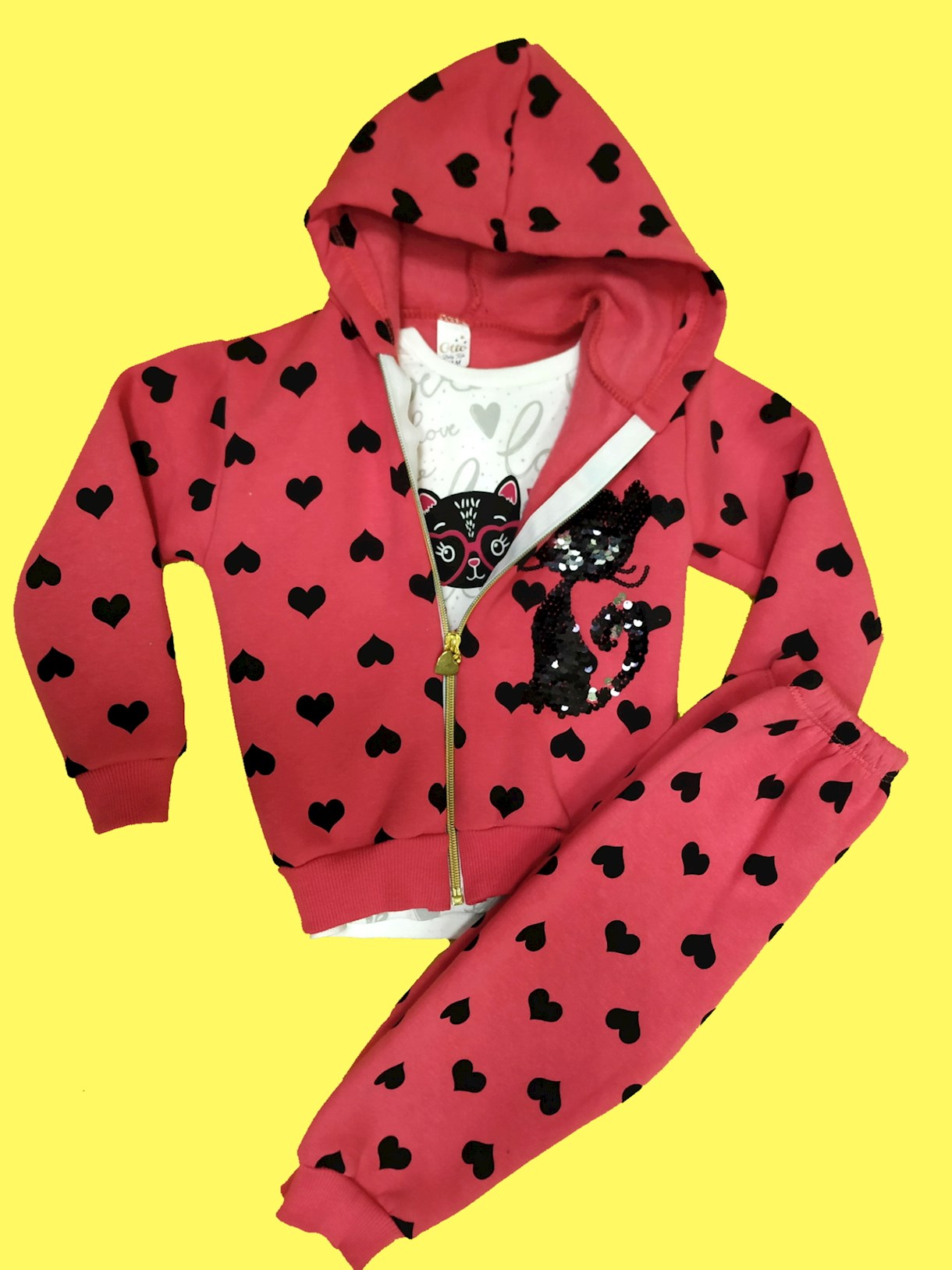 

Комплект-тройка Котик утепленный OTTO Baby Kids Рост: 80 Размер: 26