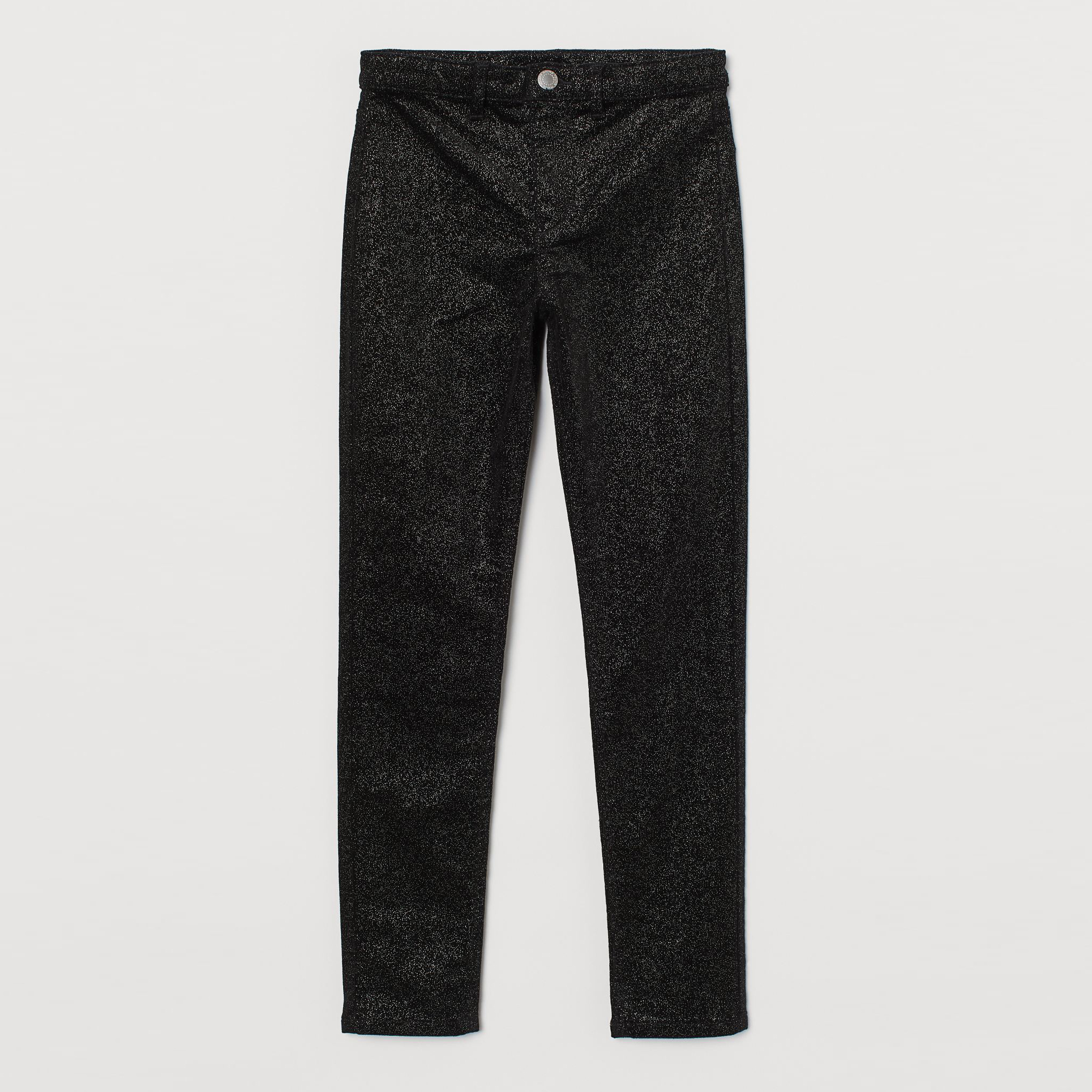 

Брюки H&M 1908-8834142 146 см Черный блеск