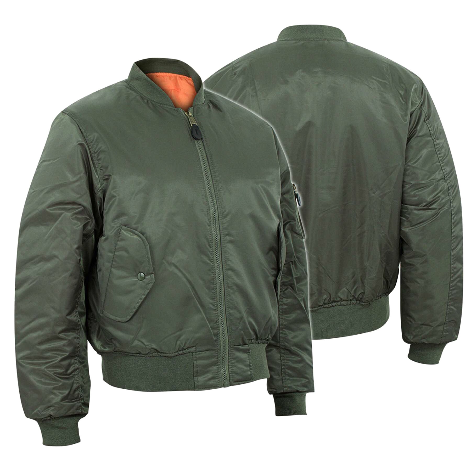 

Куртка Бомбер летная US FLIGHT JACKET ′MA1® STYLE′ Оливковая M